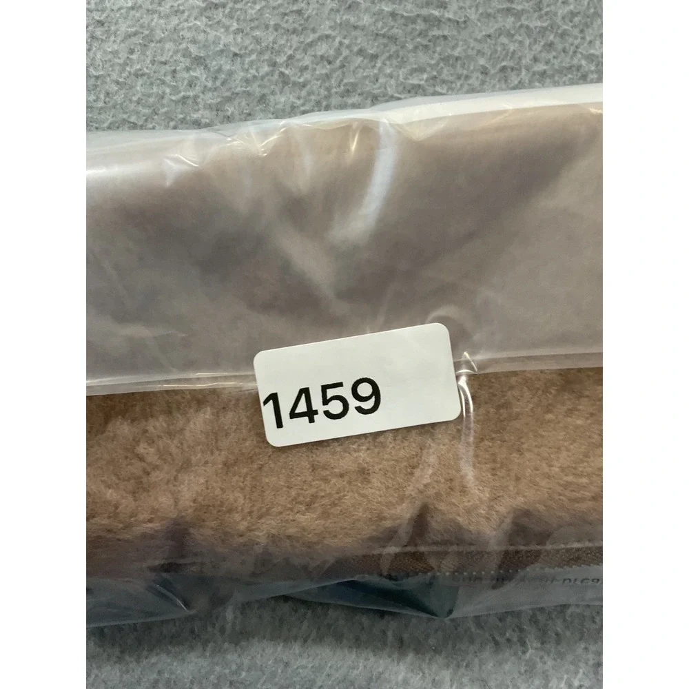 EMU Australia Sheepskin Wristlet Pouch Chestnut Tan Furry Clutch Bag NEW 1459